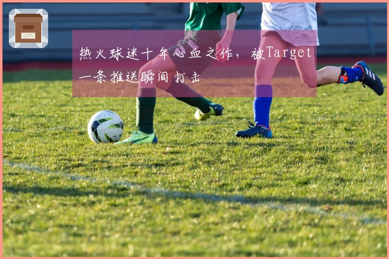 热火球迷十年心血之作，被Target一条推送瞬间打击